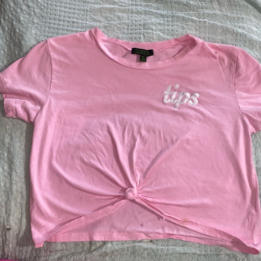 Dolls Kill Club Exx Tips Baby Tee